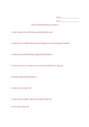 English Worksheet: The Boy in the Striped Pajamas Movie Questions