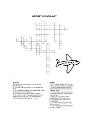English Worksheet: Airport Vocabulary
