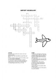 English Worksheet: Airport Vocabulary