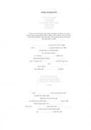 English Worksheet: song LONELY, sung by AKON