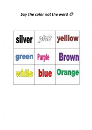 English Worksheet: activity card