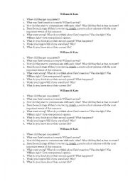 English Worksheet: William and Kate 
