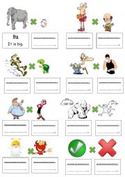 English Worksheet: Adjectives