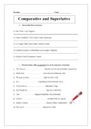 Exercises: Comparative and Superlative
