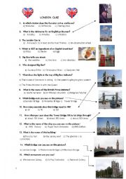 English Worksheet: London 