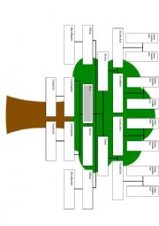 English Worksheet: Blank Family Tree