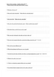 English Worksheet: Plague