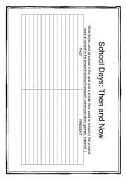 English Worksheet: Comparing with the past