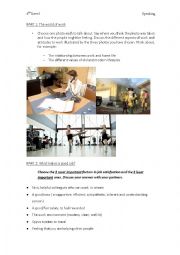 English Worksheet: World of work-SPEAKING