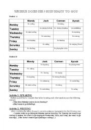 English Worksheet: WANT TO GO + ING