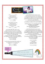 English Worksheet: Song: Flashlight by Jessie J