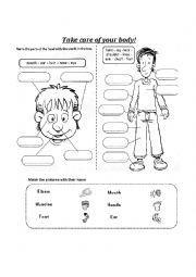 English Worksheet: Body and Health