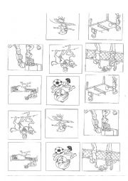 English Worksheet: Sports- accordion book