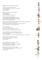 English Worksheet: Occupations