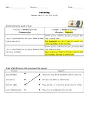 Debating - Building Strong Arguments