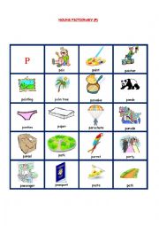 English Worksheet: NOUNS PICTIONARY 8