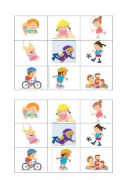 English Worksheet: Bingo summer activities
