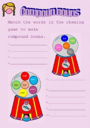 English Worksheet: Compound noun machine