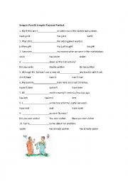 English Worksheet: Simple Past and Simple Present Perfect