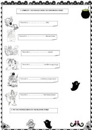 English Worksheet: HALLOWEEN  ACTIVITIES