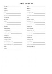 English Worksheet: Relationships