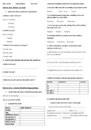 English Worksheet: john grisham