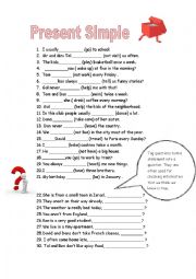 English Worksheet: Present Simple with tag questions ex