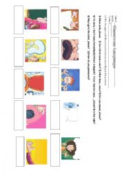 English Worksheet: Classroom Language