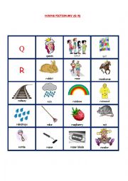 English Worksheet: NOUNS PICTIONARY 9