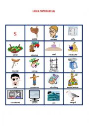 English Worksheet: NOUNS PICTIONARY 10