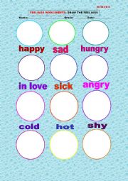 English Worksheet: Feelings