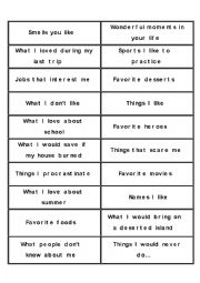 English Worksheet: Writing lists