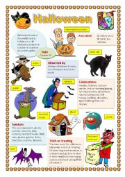 English Worksheet: Halloween