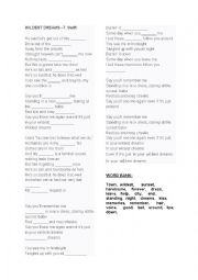 English Worksheet: Fill in the lyrics!