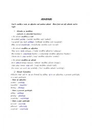 English Worksheet: Adverbs-discussion
