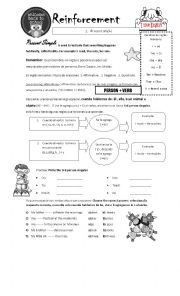 English Worksheet: Present simple in spanish and there is and there are
