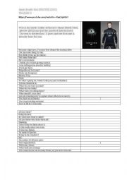 English Worksheet: James Bonds movie trailer Spectre