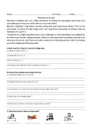 English Worksheet: Mid-term  test