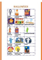 English Worksheet: HALLOWEEN 