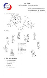 English Worksheet: Kids 1