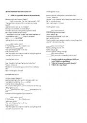 English Worksheet: New Arctic Monkeys Song-Do I wanna Know! 