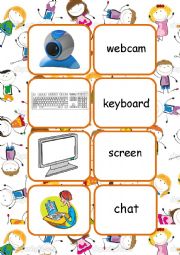 English Worksheet: New Technologies [flashcards]