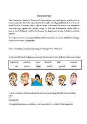 English Worksheet: THE BORROWERS BOOK ACTIVITIES