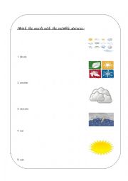 English Worksheet: match