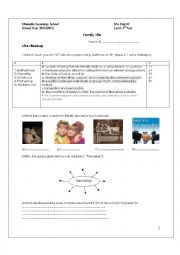 English Worksheet: friendship