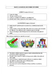 Oral Presentation : Seats and Forms of Power