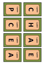 English Worksheet: Word it out - CARD GAME (instructions included)