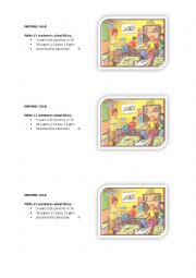 English Worksheet: describing your classroom 