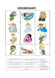 English Worksheet: Lesson Plan SHOULD / Vobabulary desseases