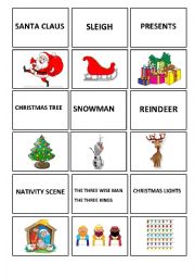 English Worksheet: Christmas vocabulary